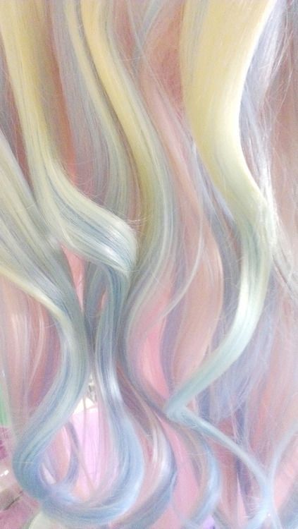 Pastel, Tumblr, Opal Hair Color, Summer Hair Color For Blondes, Hair Color For Blondes, Trendy Hair Color Ideas, Color Ideas For Brown Hair, Ideas For Brown Hair, Pastel Rainbow Hair