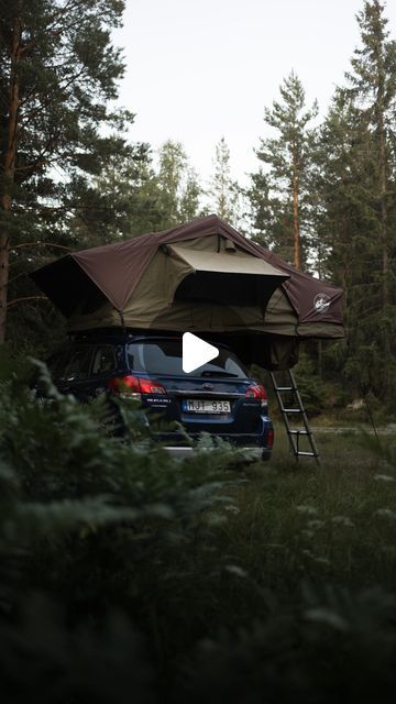 Olle Nilsson | Photographer on Instagram: "Spending the night outside the best way possible ☔️
In my Rooftop tent ”Diana” from @outdoordays 🏕 

Paid Partnership with @outdoordays 

#outdoordays #taktält #rooftoptent #asmr #asmrvideo #solocamping #camping" Roof Top Tent Camping Ideas, Rooftop Tent Setup, Subaru Crosstrek Roof Tent, Car Camping Rooftop Tent, Night Outside, Rooftop Tents, Outfitter Tent, Paid Partnership, Rooftop Tent