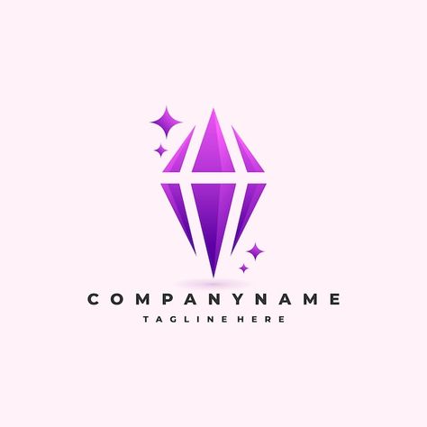 Gemstone logo in luxury style Premium Ve... | Premium Vector #Freepik #vector #gem-logo #diamond #diamond-logo #gemstone Gemstone Logo Design, Crystal Logo Design, Gemstone Logo, Dental Branding, Gem Logo, Logo Diamond, Jewel Logo, Logo Design Inspiration Creative, Logo Company