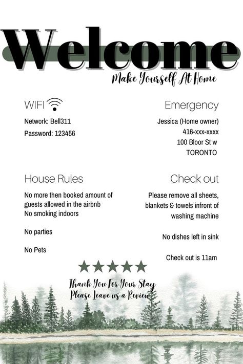 Printable Airbnb Welcome Sign,
Easy To Edit With Canva. 
When Purchased Check Your Email For a PDF File With a Link To Your Template. 8.5 x 11 Home Welcome Sign, Airbnb Welcome Sign, Toronto Houses, Hostel Room, Airbnb House, Printing House, Airbnb Design, Text Icons, Welcome Sign Template