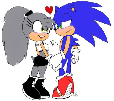 Me and Sonic! Omg XD ngl we do be cute tho! LOL This is my own work. i hope you like it. I Hope You, Sonic, Sonic The Hedgehog, I Hope, Fictional Characters, Art