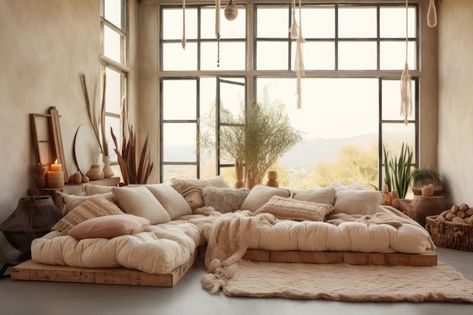 Digital Backdrop Boho Room Interior Bohemian Style Background JPG Instant Download Mockup Wall Art & Photography Use Boho Window Sofa - Etsy Colombia Sofa Boho Style, Boho Sofa Bed, Boho Sofa Ideas, Boho Couches Living Room, Boho Windows, Boho Floor Seating, Window Sofa, Sofa Boho, Boho Couch