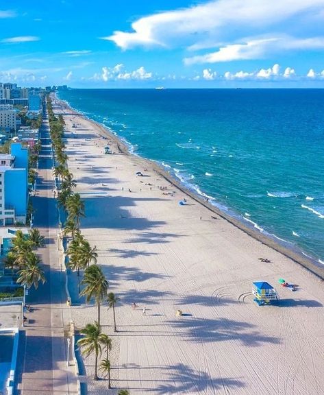 Hollywood Beach Florida, Fort Lauderdale Beach, Hollywood Beach, Florida Resorts, Tropical Destinations, Pompano Beach, Beaches In The World, Beach View, Vacation Places