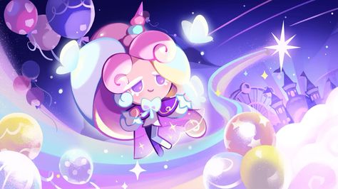 Cream Unicorn Cookie, Shining Glitter Cookie, Crk Character, Holds Gently, Epic Cookies, Cookie Run Kingdom Oc, Butterfly Cookies, Unicorn Cookies, Cookierun Kingdom