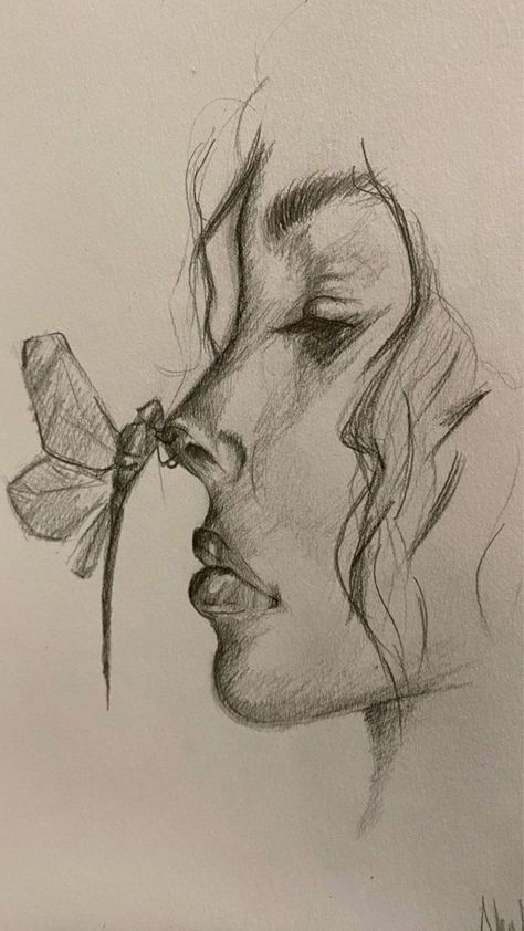 Ethereal Sketch Ideas, Ethereal Art Drawing, Meaningfully Drawings, Feeling Sketches, Meaningful Things To Draw, Hard Art Drawings, Rough Sketches People, Meaningful Sketches Inspiration, Shadow Art Drawing