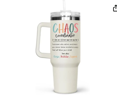 This tumbler is a great Chaos Coordinator gift for your mom, coworkers, colleagues, boss, work bestie, coworker and friends. Any women will appreciate and love it. Perfect coffee tumbler for women, congratulations gifts for women, chaos coordinator tumbler, chaos coordinator cup, teacher tumbler, teacher cups tumbler Chaos Coordinator Tumbler, Teacher Cups, A Great Chaos, Congratulations Gifts, Boss Lady Gifts, Women Boss, Work Bestie, Teacher Tumbler, Chaos Coordinator