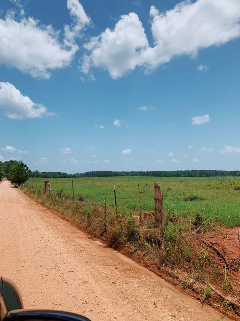 Alabama Alabama Landscape, Alabama Aesthetic, South Alabama, Tiktok Ideas, Dirt Road, Spring Aesthetic, Reading Journal, Future Life, 50 States