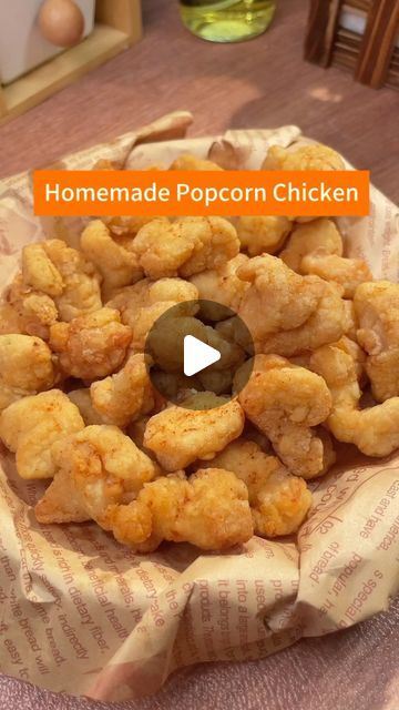 Lydia Lau on Instagram: "Homemade popcorn chicken  #chineserecipe #deliciousfood #foodie #popcorn" Homemade Popcorn Chicken, Corn Chicken, Homemade Popcorn, Popcorn Chicken, May 13, Chinese Food, Asian Recipes, Popcorn, Yummy Food