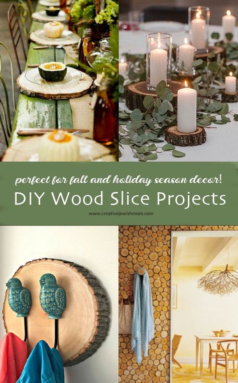 Wood-slice-DIY-projects What To Do With Wood Slices, Tree Slices Ideas Diy Projects, Log Slices Ideas, Wooden Slices Ideas, Log Slice Crafts, Diy Wood Slice Projects, Small Garden Diy, Wood Slice Projects, Wood Slice Crafts Diy