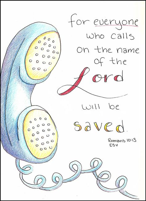 Romans 3:10, Bible Romans, Romans 10 13, Romans 10, Jeremiah 33, Bible Journaling For Beginners, Bible Drawing, Bible Journaling Ideas Drawings, Bible Doodling