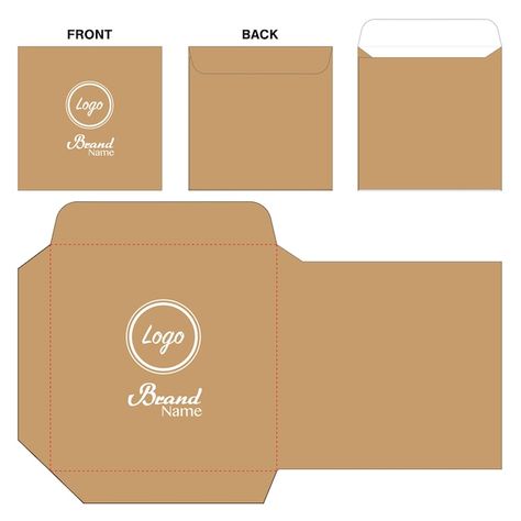 Pochette Diy, Packaging Die Cut, Packaging Template Design, Background Frame, Restaurant Flyer, Packaging Template, Vintage Logo Design, Box Template, Vintage Labels