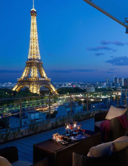 10 of the world's most beautiful balconies to travel to: Shangri-LA, Paris, France. Luxury Hotels Paris, Shangri La Paris, Paris Balcony, Paris View, Fairmont Hotel, Shangri La Hotel, Paris Trip, I Love Paris, Love Paris