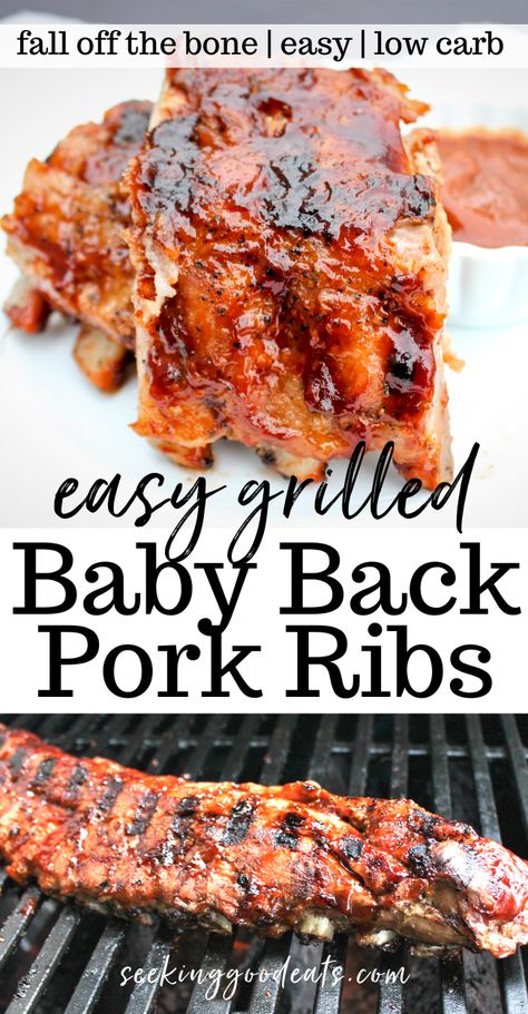 Ribs Oven To Grill, Ribs Recipe Grilled, Best Baby Back Ribs, Baby Back Ribs Recipe, Back Ribs Recipe, Pork Ribs Grilled, Pork Back Ribs, Baby Back Pork Ribs, Bbq Pork Ribs