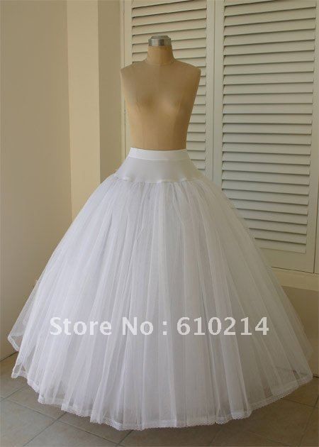 Elegant 100% Brand New Tulle Ball Gowns Wedding Petticoats Bridal Crinoline Slips Wedding Party Underskirt Without Hoops-in Petticoats from Apparel & Accessories on Aliexpress.com Petticoats For Wedding Dresses, Wedding Gown Ballgown, Gonna In Tulle, Sewing Wedding Dress, Tulle Balls, Tulle Wedding Gown, Mode Kimono, For Wedding Dress, Tulle Ball Gown