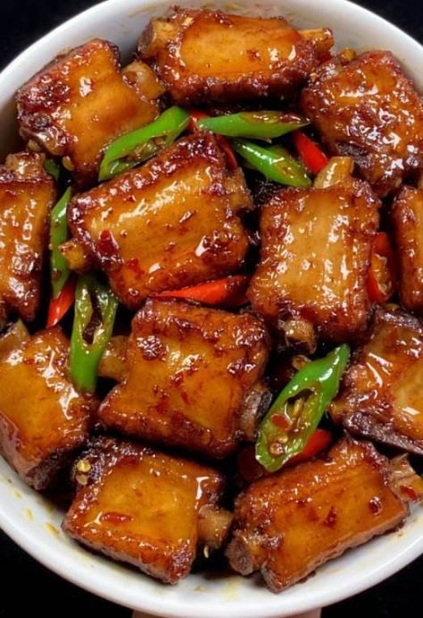 Pork Adobo Recipe, Adobo Recipe, Foreign Food, Food Babe, Food Snapchat, Pork Ribs, Sweet And Sour Pork, Food Obsession, Savoury Dishes