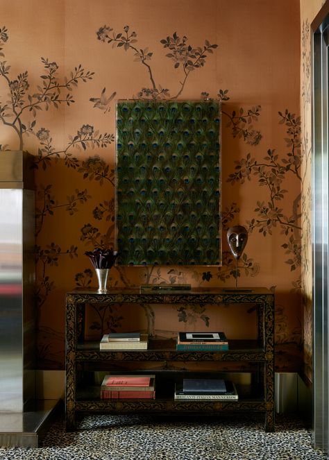 Billy Cotton, Show House, Eclectic Bedroom, Chinoiserie Wallpaper, Perfect Bedroom, Interior Art, Interior Inspo, Dream Home Design, Cotton On