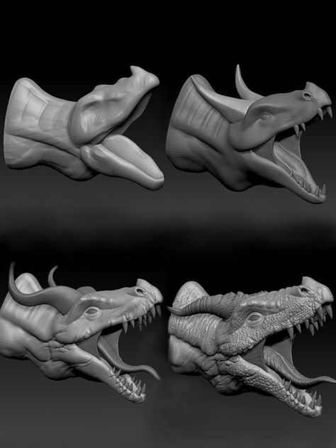 zbrush, blender, maya, sculpting, cgi, 3d, 3dmodelling, maya, 3dmax, sculpture, dragon, fantasy Dragon Concept, Cornish Pixie, Realistic Dragon, Zbrush Models, Zbrush Character, Sculpting Tutorials, Dragon Face, Digital Sculpting, Clay Dragon