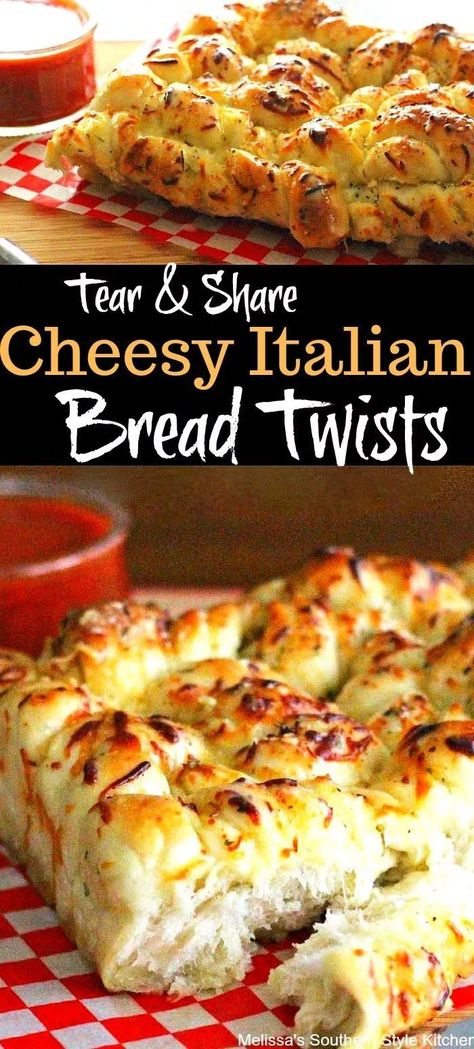 Tear And Share Bread, Melissas Southern Style Kitchen, Bread Twists, Star Bread, Tailgating Recipes, Italian Appetizers, Potato Bread, Cheesy Bread, Pecan Recipes