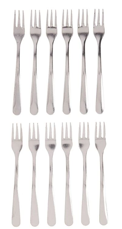 Stainless Steel, 12-Piece Oyster Fork, Loom Machine, Old Fashioned Drink, Basic Pattern, Salad Fork, Fork Set, New Star, Oyster Shell, Flatware Set