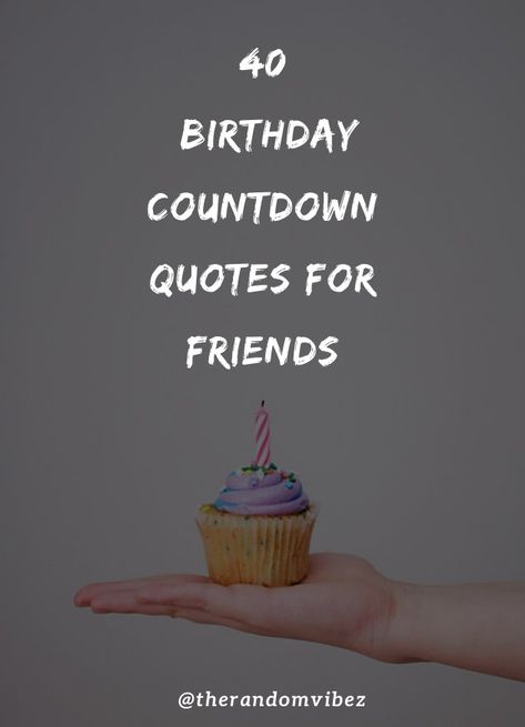 #birthdaycountdown #birthdaycountdownquotes #birthdaycountdownwishes #happybirthday #happybirthdaycountdown #happybirthdayfriendsquotes #happybirthdayquotes #happybirthdaycaptions #besthappybirthdayquotes #dailyquotes #coolcaptions #birthdaywishes #bestiebirthday Birthday Countdown Quotes For Bestie, Countdown Quotes For Birthday, Bestie Birthday Countdown, Best Friend Birthday Countdown Caption, Birthday Countdown For Best Friend, Countdown For Best Friends Birthday, Birthday Countdown Quotes For Him, Birthday Countdown Captions, Birthday Countdown Quotes