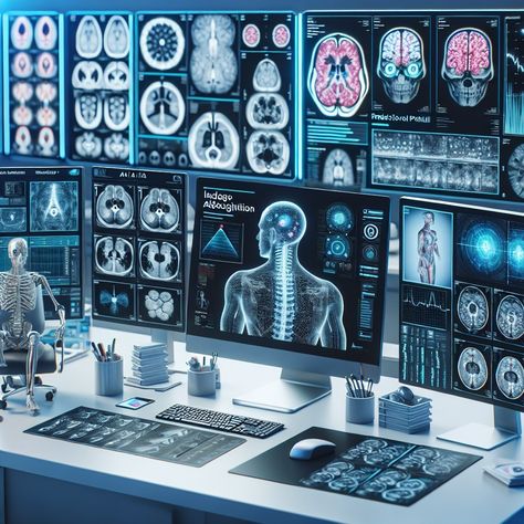 🏥 AI in Radiology: AI analyzes medical images to detect abnormalities. Could AI improve diagnostic accuracy? #Radiology Medical Images, Basic Anatomy, Radiology Technologist, Basic Anatomy And Physiology, Diagnostic Imaging, Tech Startup, Medical Imaging, Bad Things Lyrics, Tech Startups