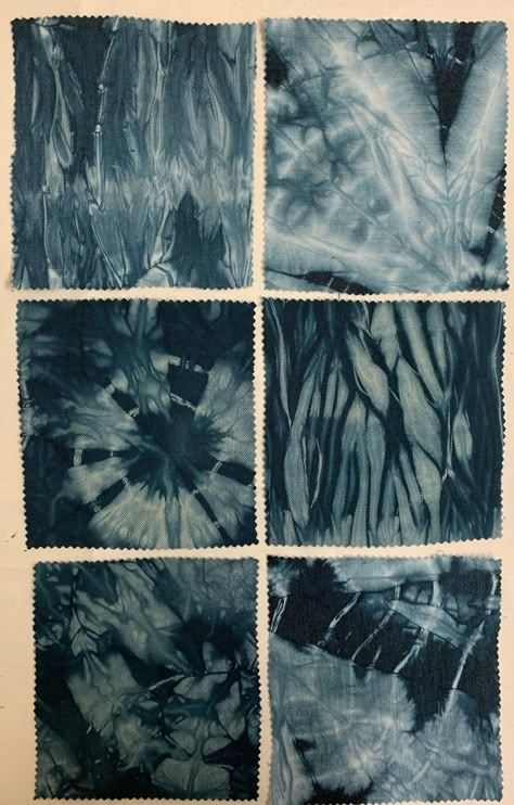 Shibori Textiles, Denim Dye, Textiles Sketchbook, Japanese Shibori, Dyed Denim, Shibori Techniques, Shibori Print, Shibori Pattern, Denim Art