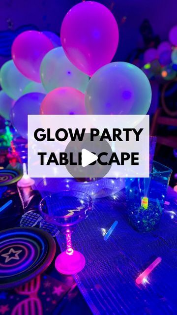 The perfect dessert for your neon party is a glow in the dark cake! Find out the products used to make it glow. Glow In The Dark Basement Party, Glow In Dark Table Decorations, Glow In The Dark Tablecloth, Glow In Dark Party Food, Glow In The Dark Table Centerpiece, Glow In The Dark Pinata, Glow Party Dessert Table, Glow In The Dark Party Centerpieces, Glow In The Dark 18th Birthday Party