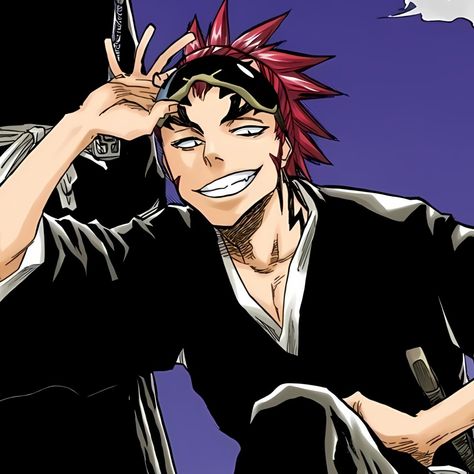 Renji Abarai Icon, Red Hair No Bleach, Renji Bleach, Bleach Renji, Abarai Renji, Renji Abarai, Anime Lock Screen Wallpapers, Anime Lock Screen, Bleach Fanart