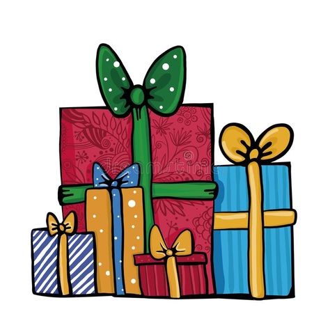 Big pile of colorful wrapped gift boxes. Lots of presents. Vector illustration i , #Sponsored, #wrapped, #gift, #boxes, #Big, #pile #ad Christmas Gift Box Drawing, Christmas Presents Drawing, Birthday Design Decoration, Christmas Gifts Drawing, Gift Box Drawing, Presents Drawing, Christmas Present Drawing, Presents Illustration, Christmas Gift Drawing