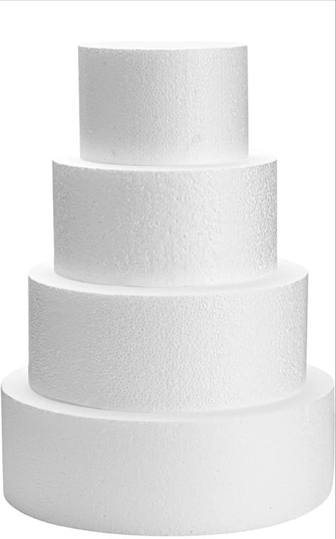 Foam Cake Dummies: Use this 4-piece cake dummy set to create the perfect wedding cake display, practice your decorating skills, or make a faux cake for guests to photograph
Customizable: Create any design you’d like using frosting, fondant, modeling paste, buttercream, chocolate, and edible flowers to decorate the dummy cake rounds for personal or professional use Fake Wedding Cake, Bakery Displays, Fake Wedding Cakes, Foam Cake, Cake Displays, Dummy Cake, Wedding Cake Display, Tiered Cake Design, Fake Wedding