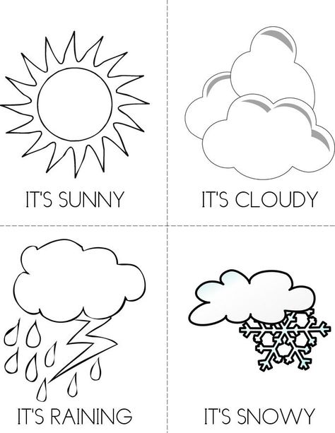 Weather Printables Preschool Free, Weather Worksheets Preschool, Weather Activities For Toddlers, Weather Worksheets For Kids, Preschool Weather Chart, Weather Kindergarten, Weather Book, Weather For Kids, Weather Activities Preschool