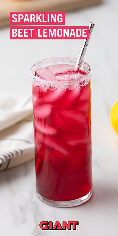 Spring Cocktail, Creamy Smoothies, Lemon Lemonade, Lemonade Recipe, Spring Cocktails, Homemade Lemonade, Beet Juice, Ginger Juice, Lemonade Recipes