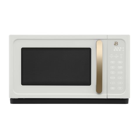 White Microwave, Countertop Microwave Oven, Countertop Microwave, Magic Chef, White Icing, Gold Kitchen, Drew Barrymore, Microwave Oven, Small Kitchen Appliances