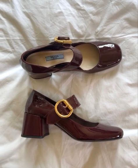 Shoes For Everyday, Vintage Prada, Shoes Stylish, Dr Shoes, Stylish Footwear, Elegant Heels, Funky Shoes, Girly Shoes, Shoe Inspo