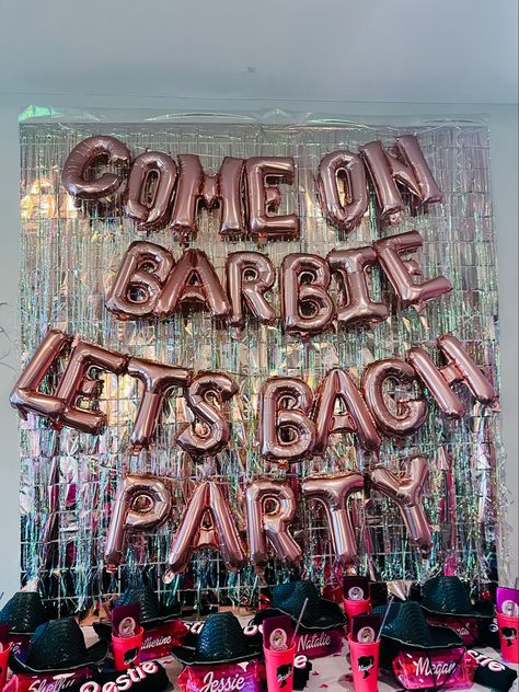 Pink Bachelorette Theme, Pretty In Pink Bachelorette Party, Bach Party Decor, Bachelorette Inspiration, Bride 2023, Barbie Bachelorette, Pink Bachelorette Party, Bachelorette Planning, Barbie Theme Party