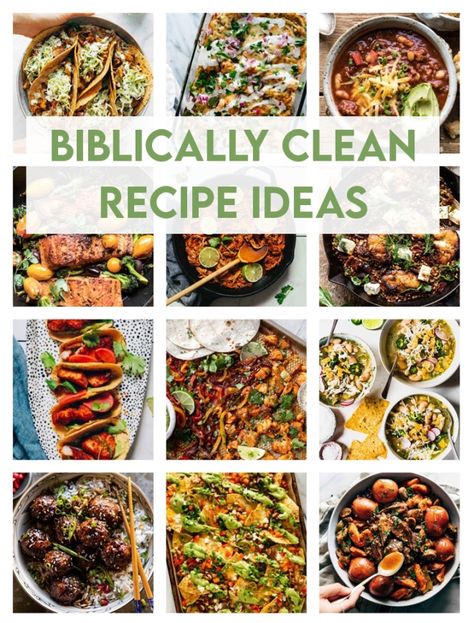 land of honey: Biblically Clean Meal Ideas The Makers Diet Food List, Kosher Foods List, The Makers Diet Recipes, What To Eat During Lent, Biblical Diet Plan, Bible Study Food Ideas Recipes, Bible Based Diet, Bible Study Meal Ideas, Biblical Nutritionist Recipes