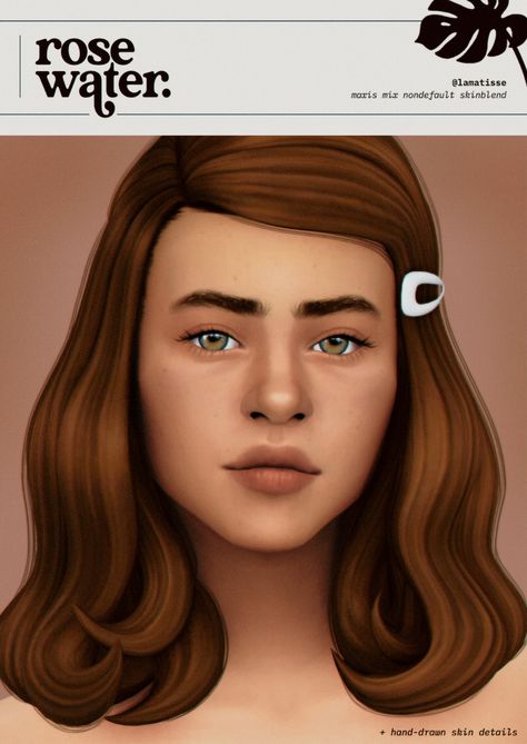 velvet scout; rose water skin blend Face Moles, 4 Piercings, Cc Shopping, Cc Hair, The Sims 4 Skin, Pelo Anime, Pelo Sims, Sims 4 Mm Cc, Sims 4 Cc Makeup