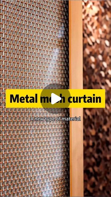 Mesh Wire Wall Decor, How To Make A Beaded Curtain, Metal Mesh Curtain, Metal Mesh Wall Panel, Metal Mesh Fabric, Metal Mesh Texture, Mesh Curtain, Curtain Wire, Interior Materials