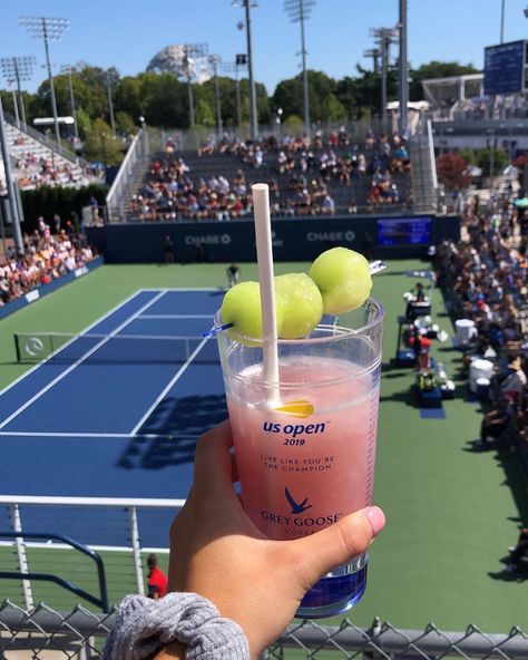 Us Open Drink, Us Open Aesthetic, Istp Vibes, Fig Branch, Tennis Core, Nutella Crepes, Tennis Clubs, Pretty Skin, Nova York