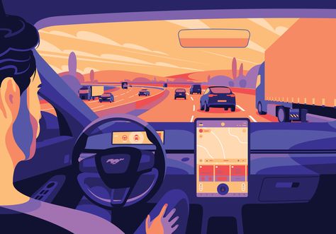 Uber Illustration, Jack Daly, Huion Tablet, Illustrator Inspiration, Wacom Cintiq, Report Design, Illustration Style, Flat Illustration, Freelancing Jobs