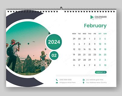 Calendar Design 2024, Calender 2024 Designs, Table Calendar Design, Modern Calendar Design, Calendar Design Inspiration, Desk Calendar Design, Design Calendar, Calendar Design Template, Modern Calendar