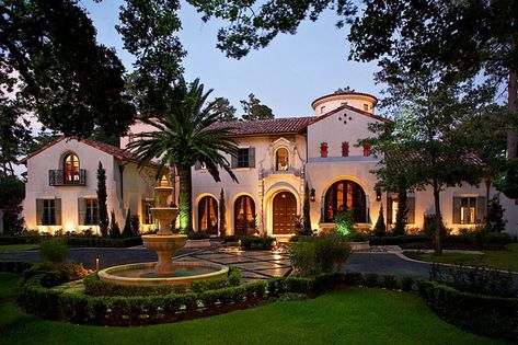 Mediterranean Exterior, Mediterranean Mansion, Va Beach, Mediterranean Architecture, Mediterranean Style Homes, Tudor Style Homes, Casas Coloniales, Spanish Style Homes, Mediterranean Home