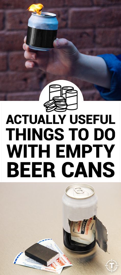 The best DIY tricks to do with a beer can (after drinking it of course). Crafts With Beer Cans, Diy Beer Cans Ideas, Beer Can Projects, Beer Can Ideas Diy, Diy Beer Can Crafts, Beer Can Crafts Ideas, Beer Can Decorations, Beer Can Art Ideas, Beer Can Crafts Diy