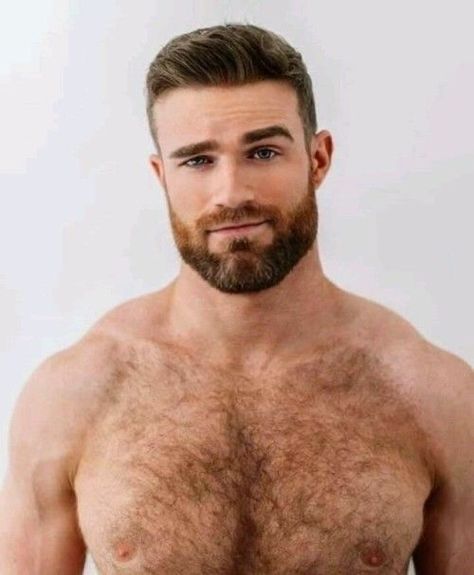 Follow @hairymenforu and get more of the good stuff by joining Tumblr today. Dive in! Man With A Beard, Chest Hair, Male Chest, Scruffy Men, Ginger Men, Beefy Men, Bear Men, Beard No Mustache, Muscular Men