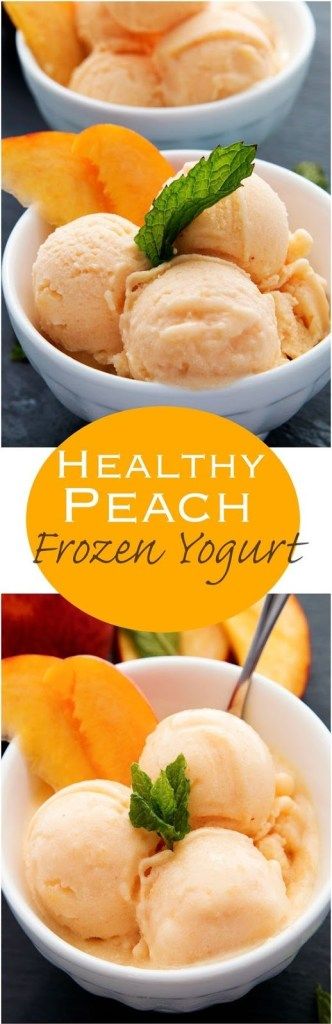 9 Fascinating Recipes for National Frozen Yogurt Day - City of Creative Dreams frozen yogurt homemade, frozen yogurt recipe, frozen yogurt healthy, frozen yogurt fruit, frozen yogurt without ice cream maker, frozen yogurt vanilla, frozen yogurt easy, frozen yogurt recipes Peach Frozen Yogurt, Fitness Food Diva, Peach Yogurt, Granitas, Weight Watcher Desserts, Fresh Peaches, Frozen Yoghurt, Sweet Tart, Peach Recipe