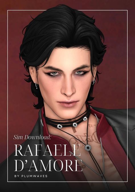 plumwaves | Creating Sims for TS4 | Patreon Sims 4 Cane Cc, Sims 4 Cc Goth Hair Male, Mens Hairstyles Sims 4, Sims 4 Male Face Tattoo, Vampire Sims 4 Cc Male, Viking Cc Sims 4, Sims 4 Emo Hair Male, Sims 4 Male Makeup Cc, Sims Male Download