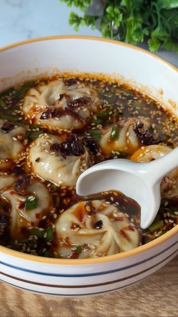 Soup Dumplings Aesthetic, Spicy Dumpling Soup, Soup Dumplings Recipe, Kolkata Food, Onion Greens, Food Dump, Veg Stock, Soup Dumplings, Dumpling Soup