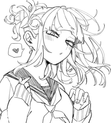 Toga Himiko Sketch, Toga Himiko Manga, Toga Himiko Icon, Toga Himiko, Girl Couple, Ochako Uraraka, Anime Tattoos, My Hero Academia Manga, Cute Anime Pics