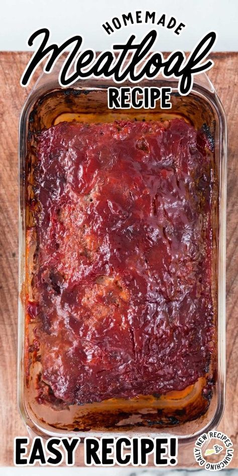 This meatloaf recipe is a classic dish made of lean ground beef mixed with a savory combination of seasonings, topped off with a homemade meatloaf sauce. The Best Meatloaf Recipe, Ground Beef Meatloaf, Traditional Meatloaf Recipes, Old Fashioned Meatloaf, Meatloaf Sauce, Delicious Meatloaf, Beef Meatloaf, Homemade Meatloaf, How To Cook Meatloaf