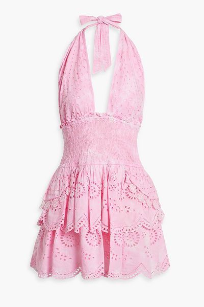 Women's LoveShackFancy Sale | Up to 70% Off | THE OUTNET Halterneck Mini Dress, Preppy Dresses, Looks Party, Cute Preppy Outfits, Simple Trendy Outfits, Dolce E Gabbana, Cute Summer Outfits, Preppy Outfits, Looks Vintage